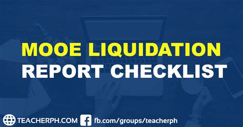 mooe liquidation checklist.